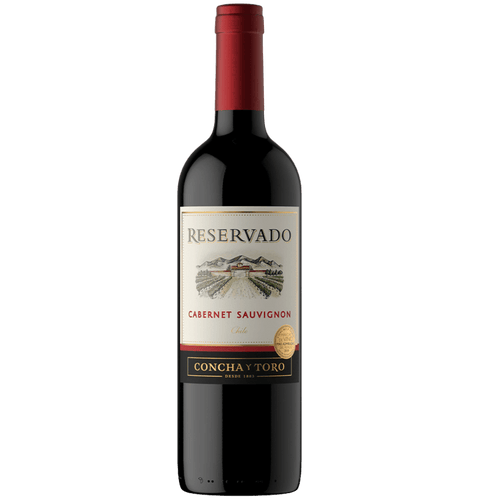 Garrafa de vinho tinto Reservado Cabernet Sauvignon Concha y Toro, Chile