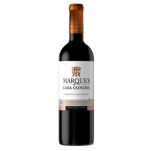 Garrafa de vinho tinto Marques de Casa Concha Cabernet Sauvignon, Valle del Maipo 2018