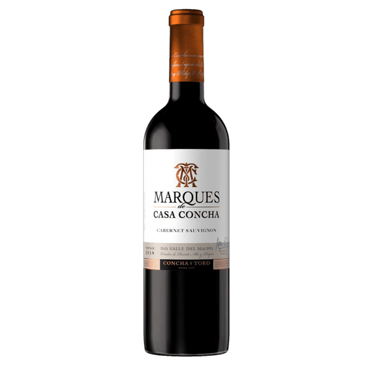 Garrafa de vinho tinto Marques de Casa Concha Cabernet Sauvignon, Valle del Maipo 2018