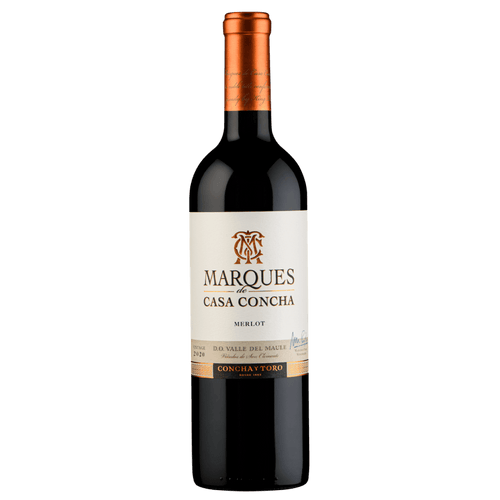 Garrafa de vinho tinto Marques de Casa Concha Merlot 2020, D.O. Valle del Maule, Chile
