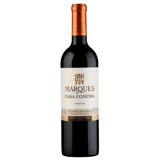 Garrafa de vinho tinto Marques de Casa Concha Merlot 2020, D.O. Valle del Maule, Chile
